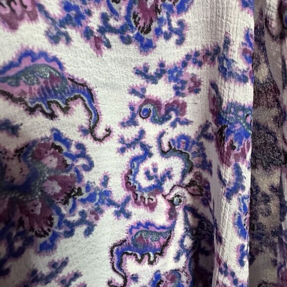 Free‎ People Intimately Pretty Little Thing Cami Women M Purple White Multi Boho - Picture 10 of 11